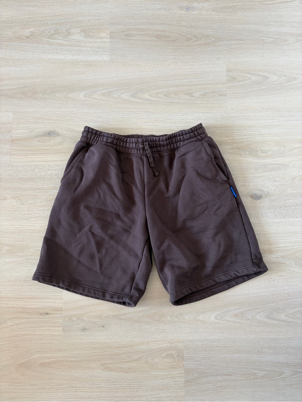 Men's Brown Decathlon Drawstring Casual Shorts Size L